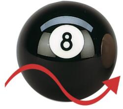 Aramith " Crazy" golyó 8-as, rossz súlyponttal, 57, 2 mm, Pool (70.045.57.8)