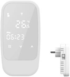 WENTOREX Control PT-2 univerzális konnektoros szobatermosztát szobahőmérséklet érzékelővel (10A) (HY02DB) - ecoheat