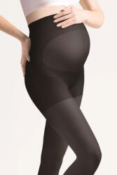 Gabriella Mamma 40 DEN kismama-harisnyanadrág, fekete, L
