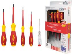 Wiha SoftFinish electric VDE csavarhúzó készlet 5r. SL+SL/PZ+fázisceruza SA320NK5/No. 47173 (040302-0254)