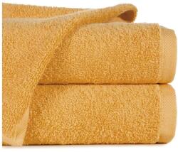 Eurofirany Egyszínű klasszikus törölköző 500 g/m2 Mustársárga 100x150 cm