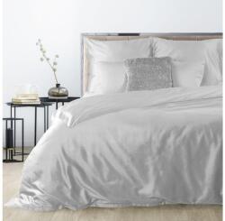 Eurofirany Dina egyszínű pamut-szatén ágyneműhuzat Világosszürke 220x200 cm - 70x80 cm 2db