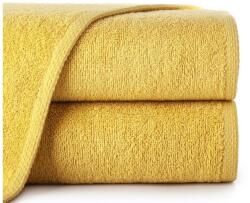 Eurofirany Egyszínű klasszikus törölköző 400 g/m2 Mustársárga 70x140 cm