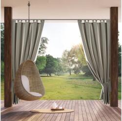 EUROFIRANY Garden vízálló kerti függöny elkötővel Cappucino 155x240 cm