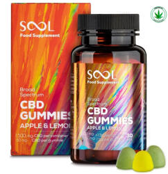 Sool Széles spektrumú CBD gumicukor 1500mg/30db