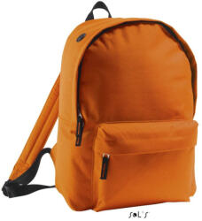 SOL'S Uniszex RIDER poliészter hátizsák cipzáras zsebbel, SOL'S SO70100, Orange-U (so70100or-u)