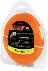 Truper EXPERT HDU-51-118 Fűkasza damil, négyszögletes profil, 3, 0 mm / 51 m (15967) (T15967)
