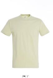SOL'S Férfi IMPERIAL környakas rövid ujjú pamut póló, SOL'S SO11500, Sage Green-L (so11500sg-l)