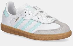 adidas Originals bőr sportcipő SAMBA OG - türkiz 30