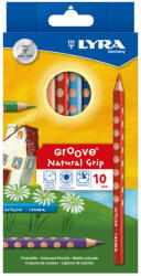 LYRA 26 - Színes ceruza Lyra 10 darabos Groove Jumbo - 3811100