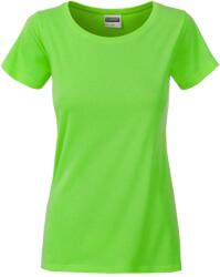 James & Nicholson (Daiber) Klasszikus női biopamut póló 8007 - Limezöld | 2XL (1-8007-1772787)