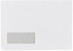 Bluering Boríték LC/5 enyvezett bélésnyomott bal ablakos 35x90mm 162x229mm B20A20 Bluering® fehér (BORLC5ENYV3590B) - veryjet