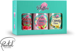  Fluffini Ízesített Vattacukor Alapanyag - Hármas csomag (Málna, Tutti-frutti, Vanília) 3*150 g