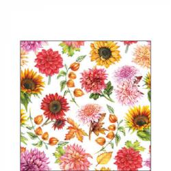 Ambiente Autumn blooming papírszalvéta 25x25cm, 20db-os