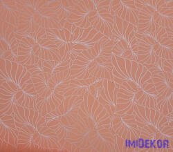  Vízhatlan mintás ív 70x100cm - Karcos Leveles - Barack