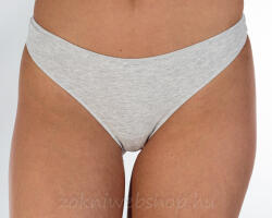 Lemila Női pamut tanga Lemila Világos szürke, M 6233