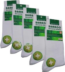 Aura Via Bambusz zokni FEHÉR 5 pár/cs 43-46 7685