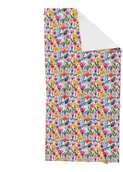 Takoy Gyorsan száradó fürdőlepedő 80x160 színes virágok Luana