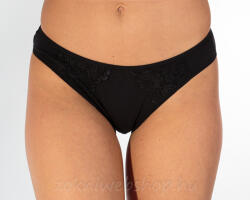 MST Női bugyi csipke betéttel MST több színben, méretben 2XL/3XL, Fekete 6287