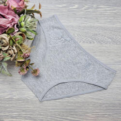 MST Női bugyi csipke díszítéssel M/L, Világos szürke 70820