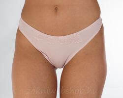MST Női tanga csipke díszítéssel XL/2XL, Mályva 6333
