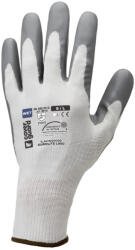 Coverguard Eurolite L900 Fehér/Szürke Latex Környezetbarát Kesztyű (10) (1LACW00010)