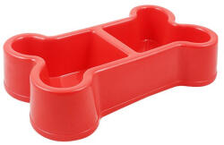 Nobleza Dupla itató-, etetőtál piros színben "L (020485)