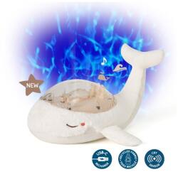 Cloud b Lampa de veghe cu white noise si proiectii de lumini - Whale - White - Cloud b
