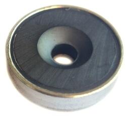 Magneo Smart Magnet ferită oală D 25 mm cu gaură cu șanfren