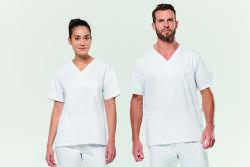 Designed To Work Unisex Short Sleeve Cotton Tunic - profi-reklam - 7 440 Ft