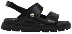 Ragazza Sandale Casual Damă Din Piele Negre 0850 (0850)