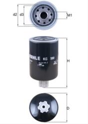 MAHLE Filtru combustibil MAHLE KC 580 (KC 580) - fixbox