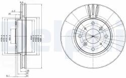 DELPHI Disc frana DELPHI BG3516 (BG3516) - fixbox