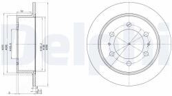 DELPHI Disc frana DELPHI BG3522 (BG3522) - fixbox