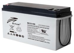 Ritar Оловна AGM Deep cycle батерия RITAR (DC12-150), 12V, 150Ah, 483 / 170 /241 mm F12/M8 RITAR, За соларни системи (RITAR-DC12-150) - stokatastoki