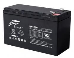 Ritar Оловна Батерия RITAR, (RT1270) AGM, 12V, 7Ah, 151/ 65/ 94 mm, Терминал1 (RITAR-RT1270-1) - stokatastoki