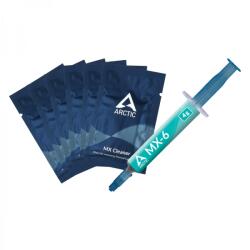 ARCTIC Термо паста с 6 бр почистващи кърпички ARCTIC MX-6, 4g, Сив (ARCTIC-TCP-ACTCP00084A) - stokatastoki