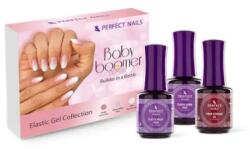 Perfect Nails Elastic Babyboomer - Ecsetes Műkörömépítő Zselé Kollekció 3x15 ml