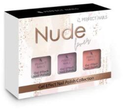 Perfect Nails Nude Lover - Gél lakk hatású körömlakk Kollekció 3x7 ml