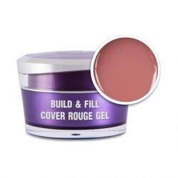 Perfect Nails Build&Fill Cover Rouge Gel - közepesen sűrű, sötétebb árnyalatú építő és körömágy hosszabbító zselé 15 g