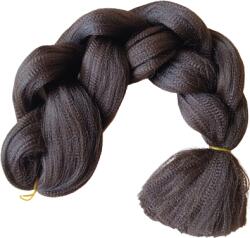  4# Feketés barna Kanekalon Műhaj 100 g