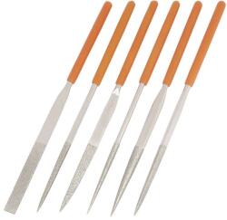  EXTOL tűreszelő klt. gyémántozott; 6db, 4×160×50mm, HRC38-42 szénacél, 100% krómozott (8803806)