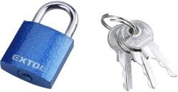 Extol lakat, vas, 3 kulccsal, dobozban ; 25mm (77005)