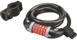 Extol kerékpárzár, spirál, 12×1200mm, számzáras, műanyag tartóval (8857824)