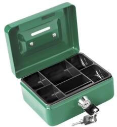 Extol pénzkazetta, 2db kulccsal, változó színekben, festett acél ; 125×95×55/0, 8mm (99008)