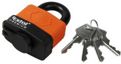  EXTOL lakat, laminált, vízálló, 4db kulcs; 40mm, kengyelszárátmérő: 8/12mm (8857540)