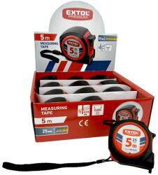 Extol mérőszalag, gumírozott, 1 stoppos, 5m×25mm (8821036) - sipibolt