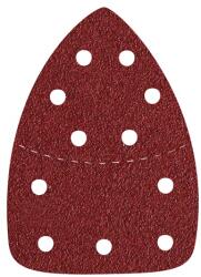 Extol delta csiszolópapír, lyukas klt. 10db, 149×105 mm; 11 db lyukkal, P80, 8894002 csiszológéphez (8803972)