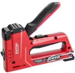 Extol tűzőgép 10, 6 és 11, 3mm×6-14mm, kapcsok, U-szeg és szeg, 4-az-1-ben funkció; festett ALU ház, biztonsági zár (8851112) - sipibolt