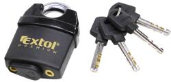  EXTOL biztonsági lakat, levágás elleni védelemmel, festett, vízálló, 4db kulcs; 50mm (8857750)
